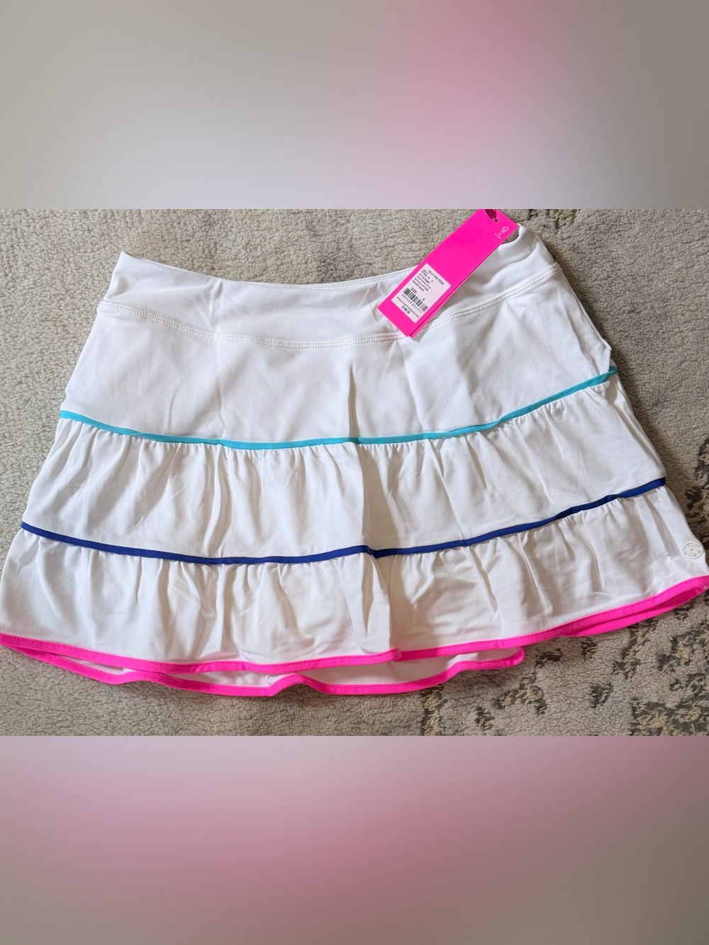 NWT Lilly Pulitzer Skort Meryl Peachy Luxletic Sz S